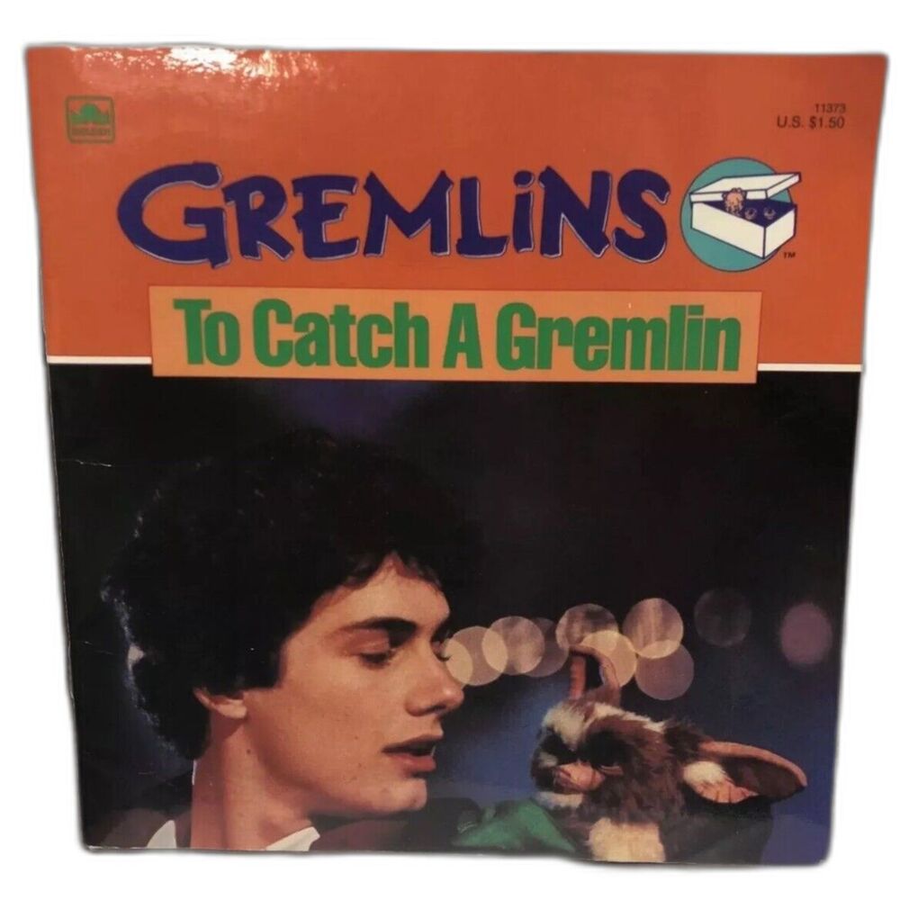 Vintage 1984 Gremlins To Catch A Gremlin Golden Book Michael Teitelbaum Movie
